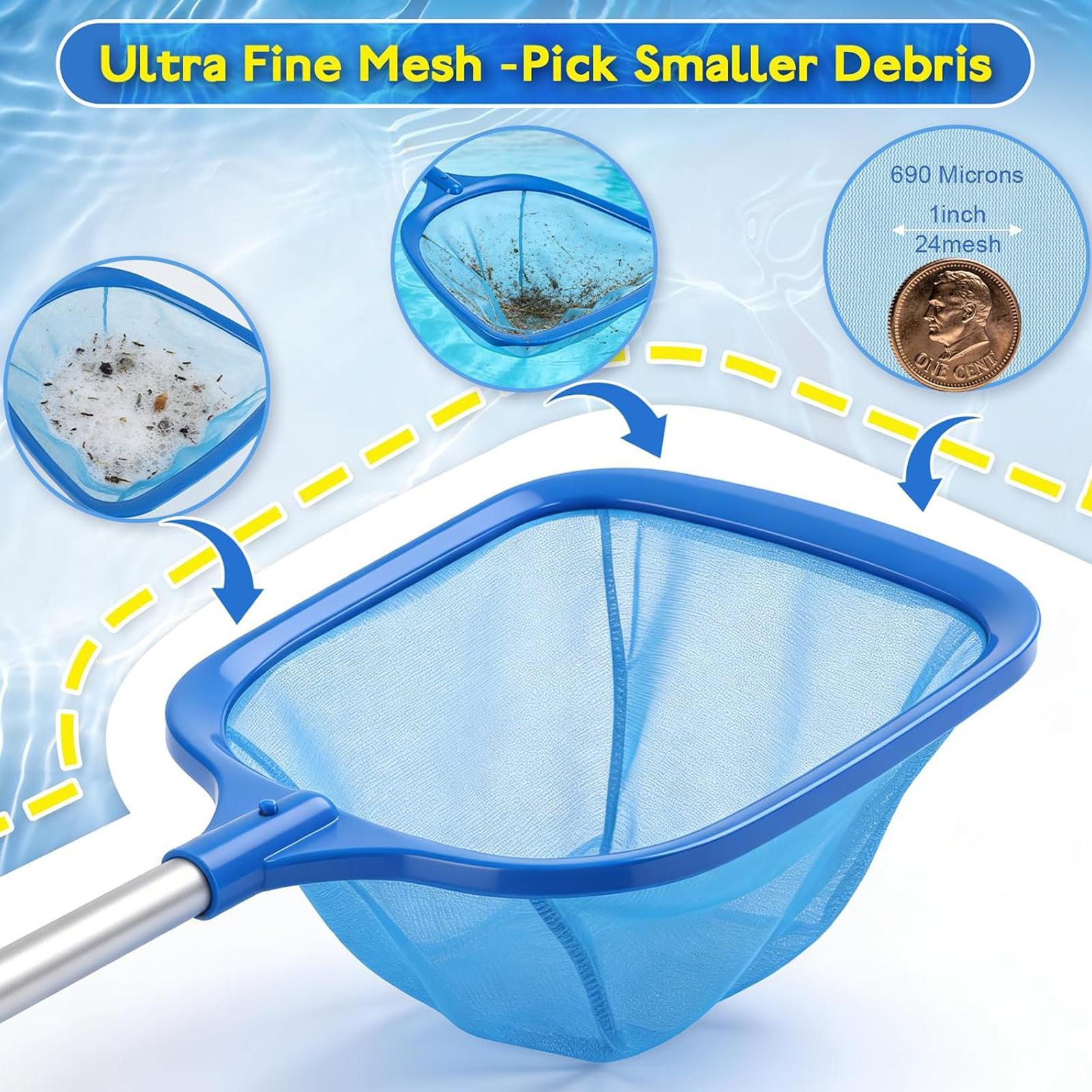 Pool Net Skimmer Water Mesh Fi - Pool Skimmer Net ulasan dan harga