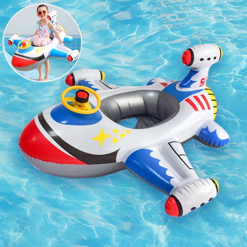 Baby Swimming Circle Airplane - Pool Float Ring Inflatable ulasan dan harga