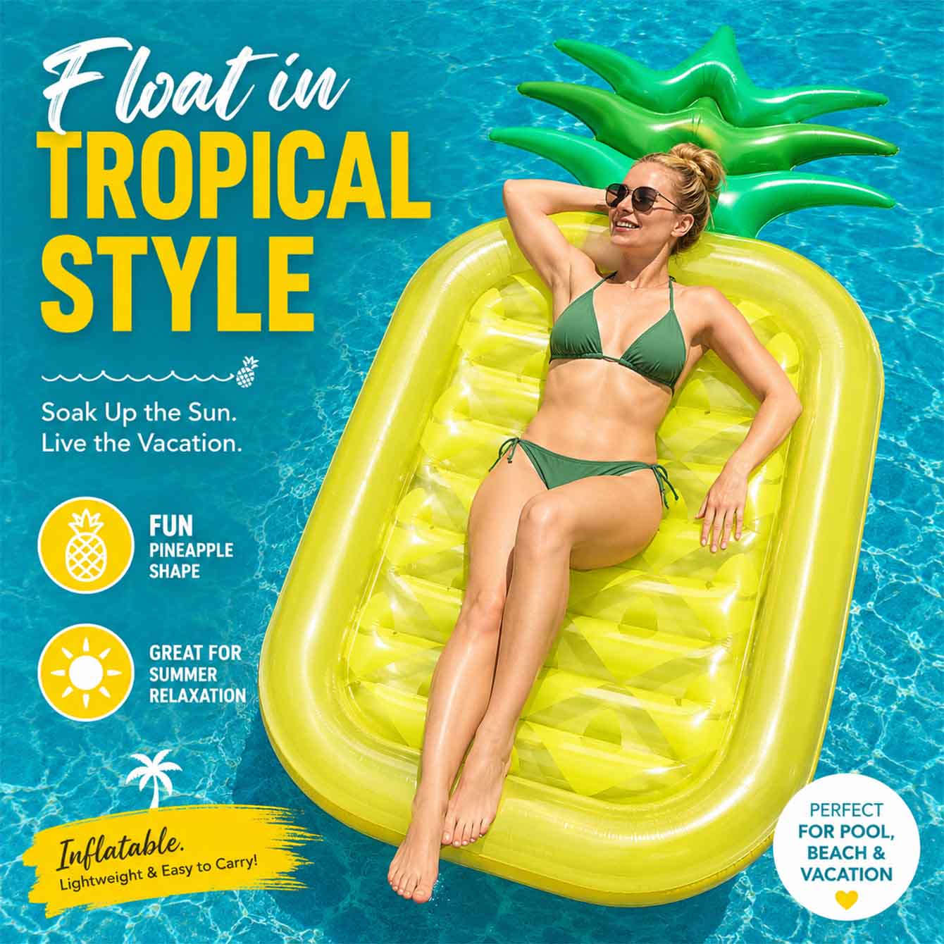 Inflatable Pool Float, Inflata - Snorkel Mask Full Face ulasan dan harga
