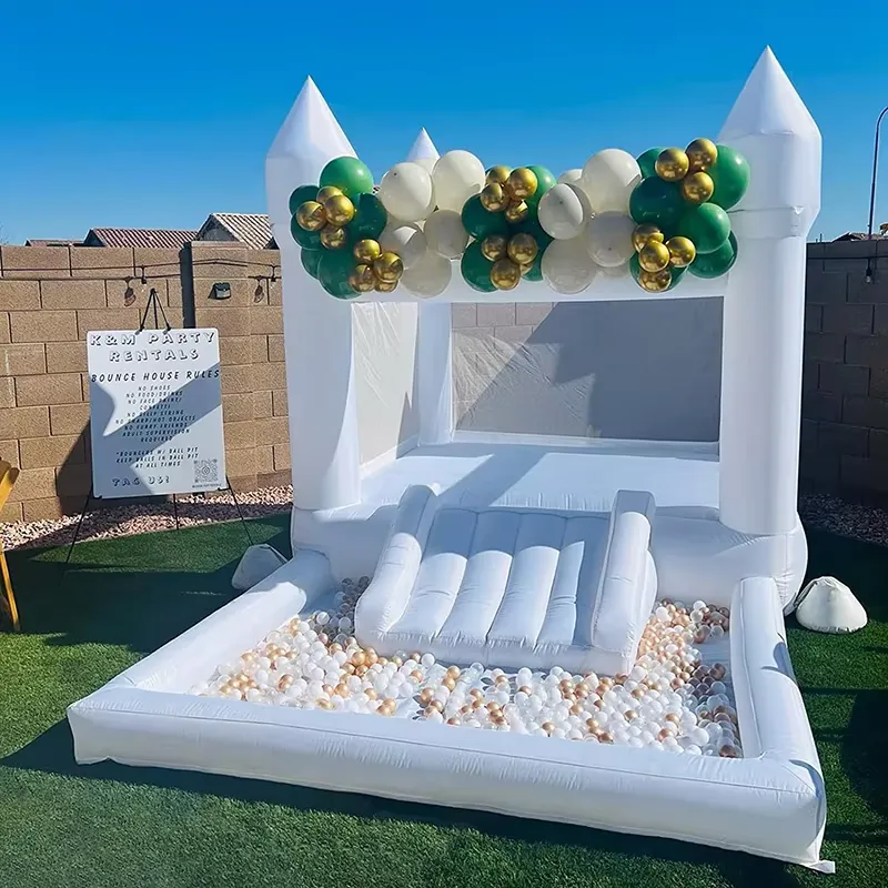 20264m White Grade Inflatable - Water Slide Inflatable ulasan dan harga