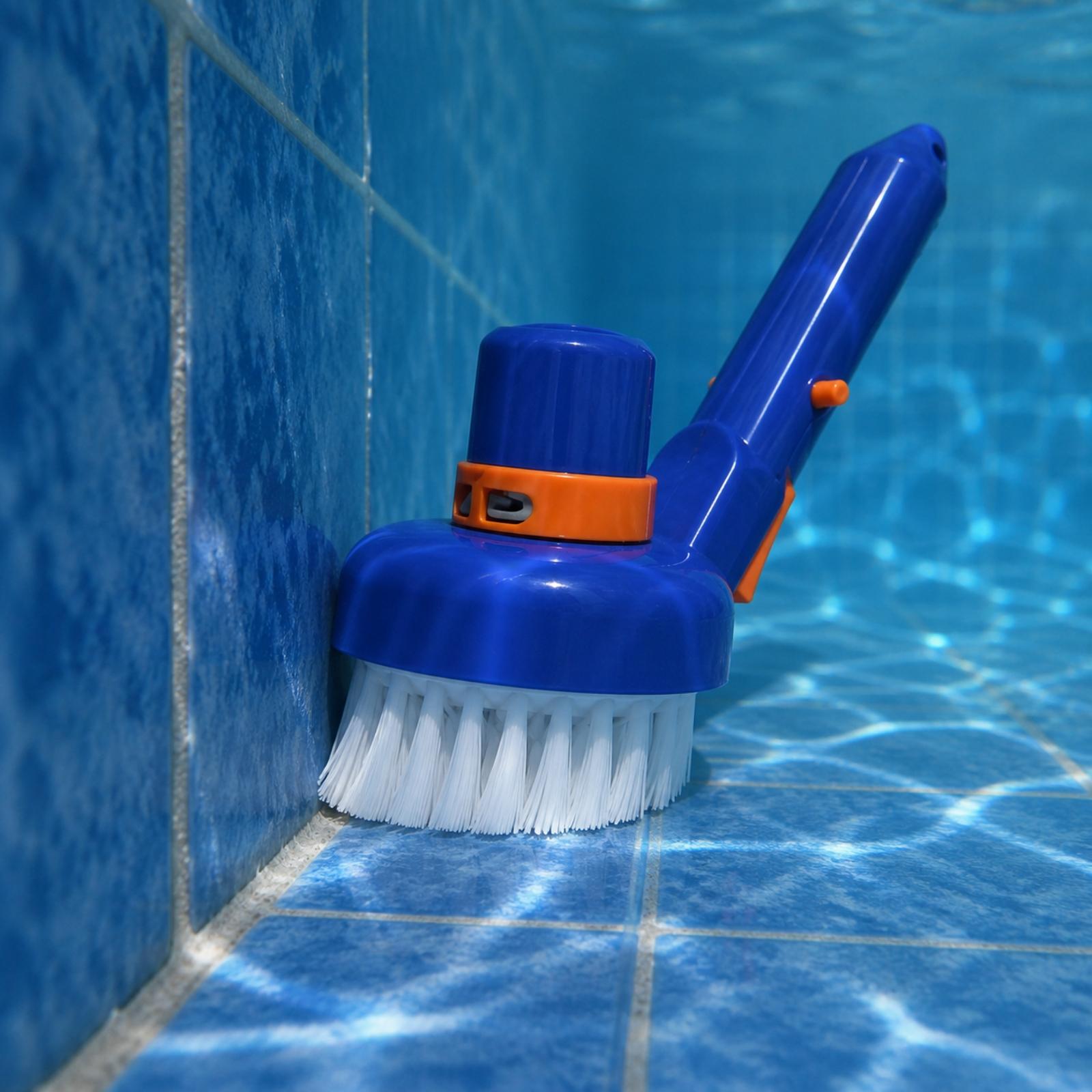 Manual Pool Corner Brush with  - Pool Vacuum Manual ulasan dan harga