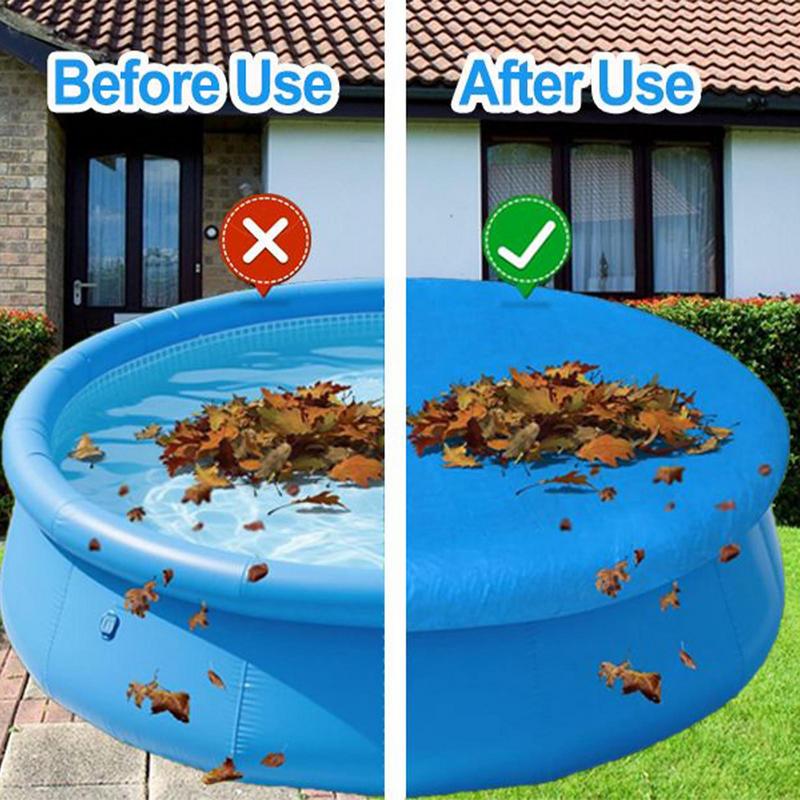 PE Waterproof Pool Mat Round P - Pool Cover Waterproof ulasan dan harga