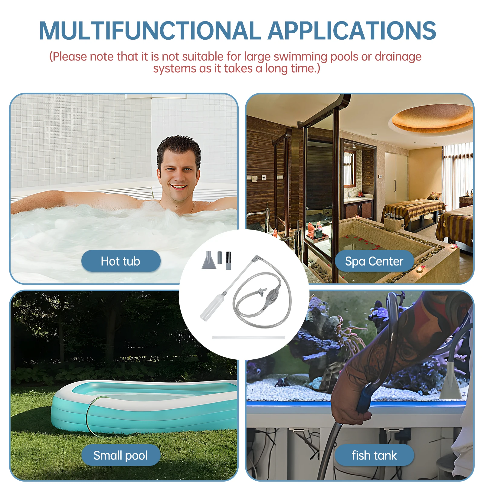 Hot Tub Vacuum Cleaner 10ft Sw - Pool Vacuum Manual ulasan dan harga
