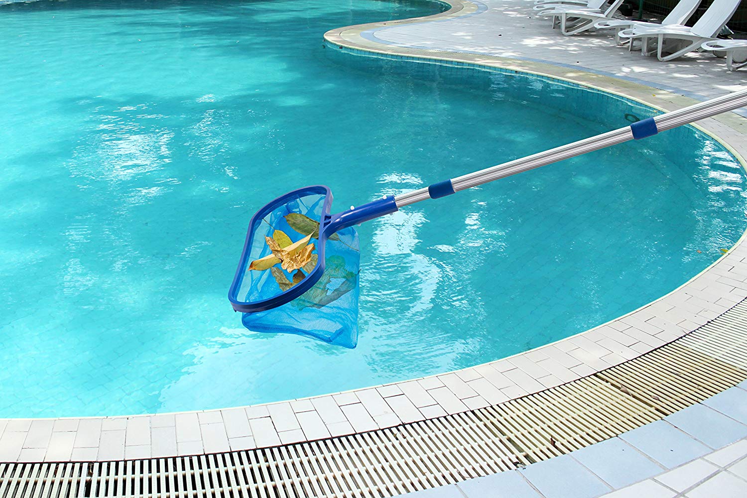 New Pool Leaf Cleaning Net Ski - Pool Skimmer Net ulasan dan harga