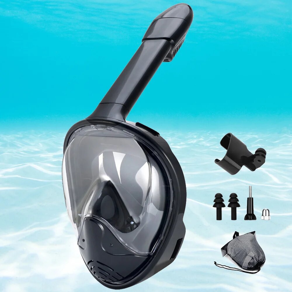 Underwater Snorkeling Full Fac - Snorkel Mask Full Face ulasan dan harga