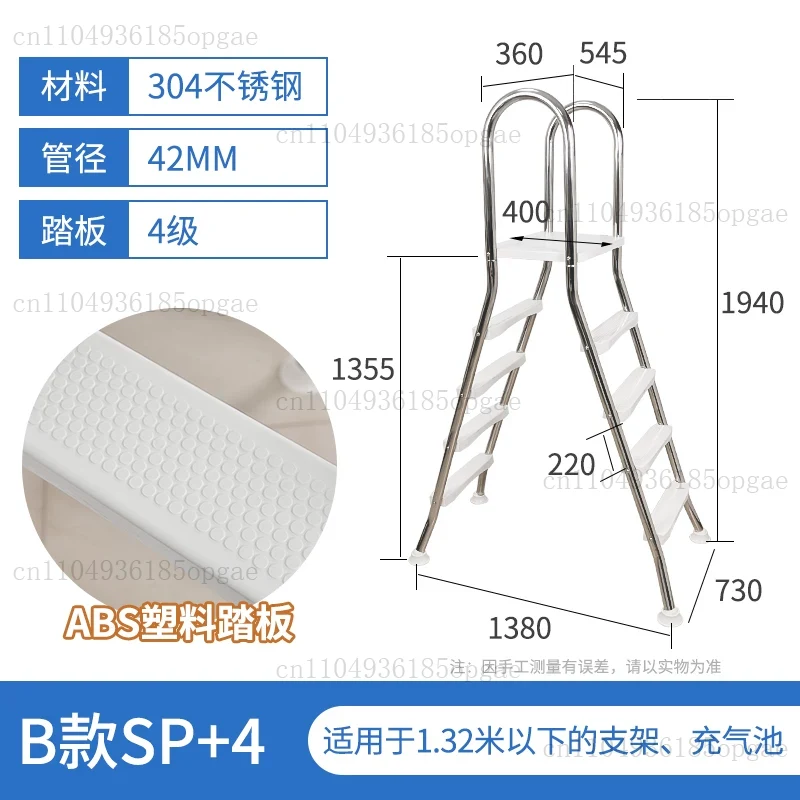 Steps Double Side Ladder for A - Pool Ladder Above Ground ulasan dan harga
