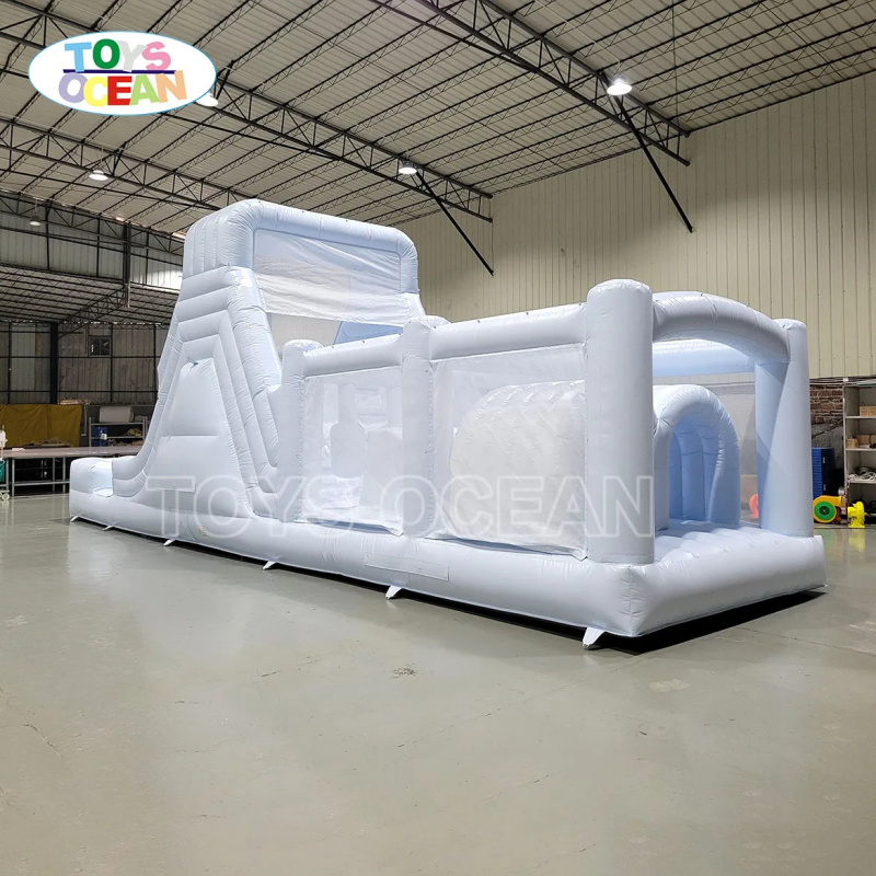 White Inflatable Water Slide w - Water Slide Inflatable ulasan dan harga