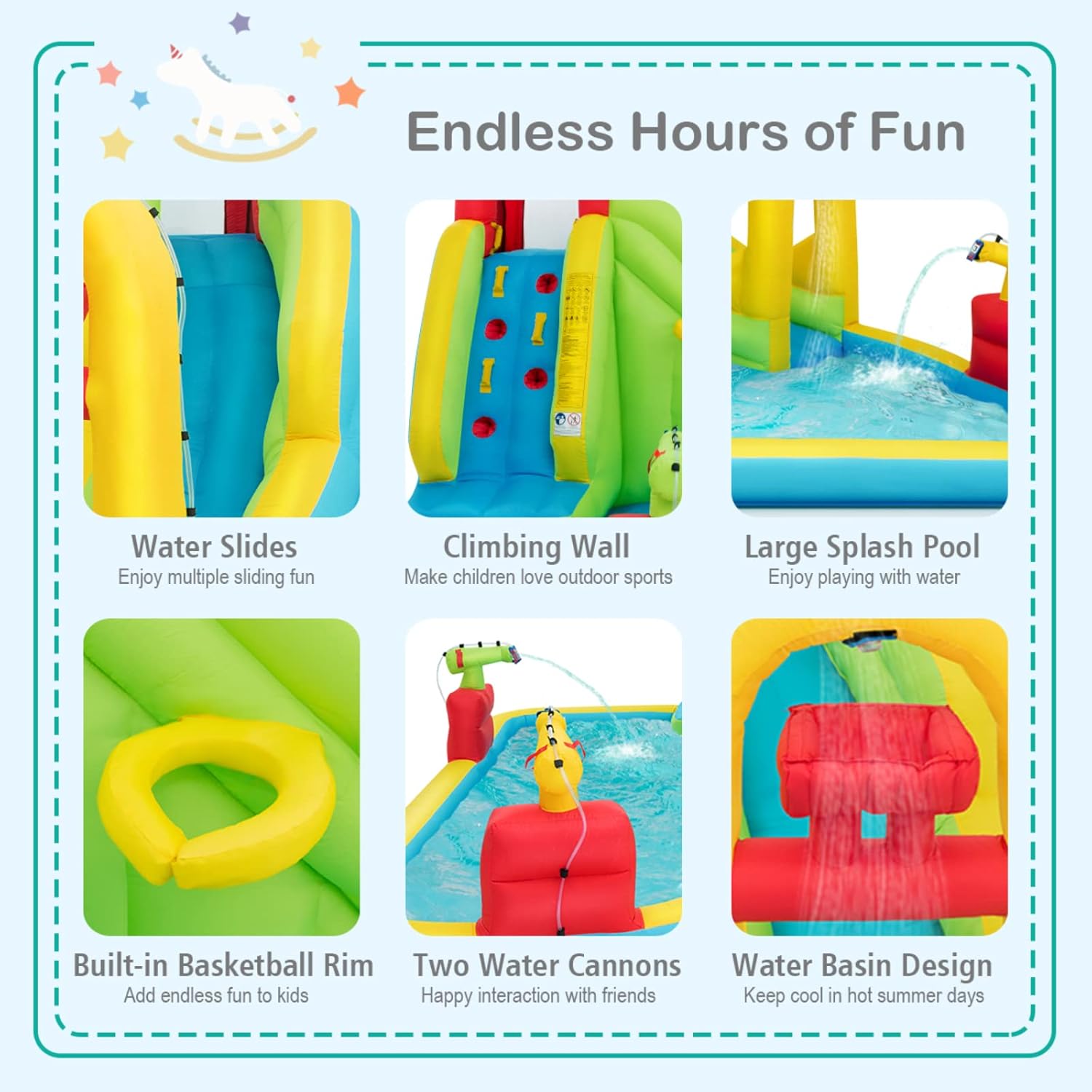 Mega Inflatable Water Park Bou - Water Slide Inflatable ulasan dan harga