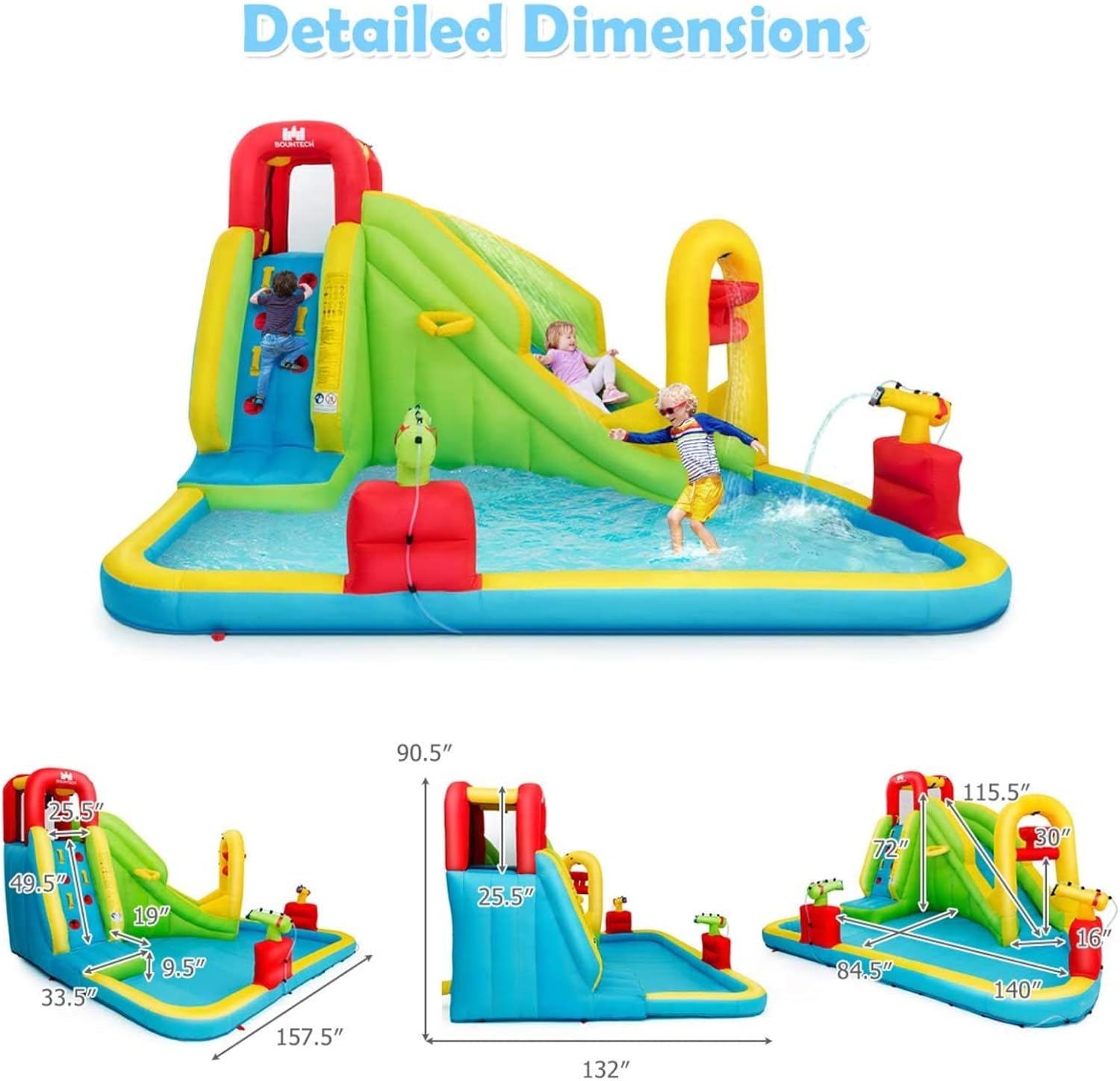 Mega Inflatable Water Park Bou - Water Slide Inflatable ulasan dan harga