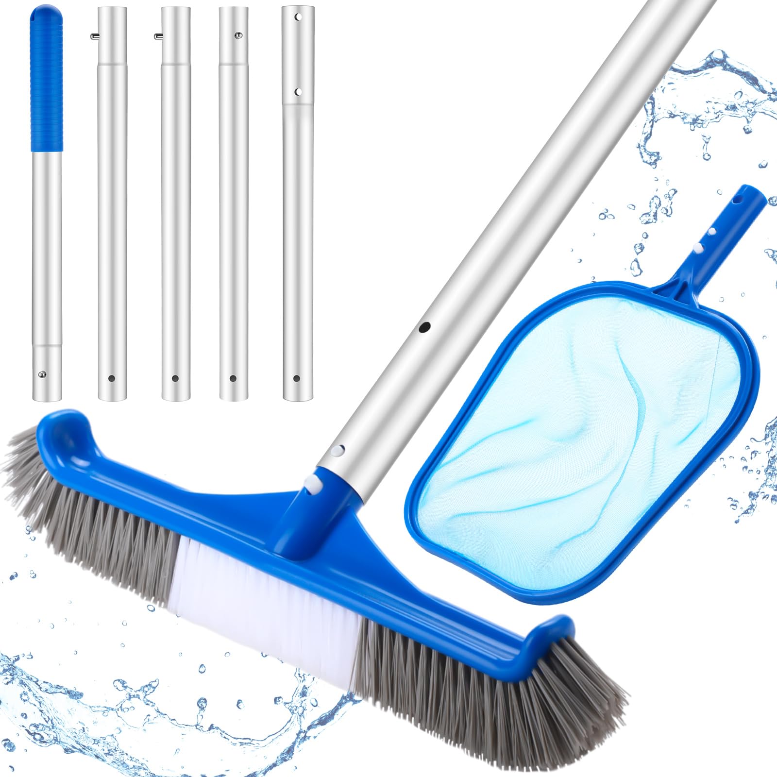 3 Pcs Pool Cleaning Kit with H - Pool Skimmer Net ulasan dan harga