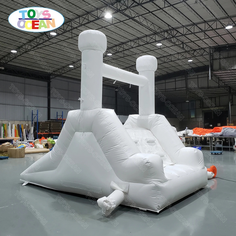 Custom Backyard White Water Sl - Water Slide Inflatable ulasan dan harga